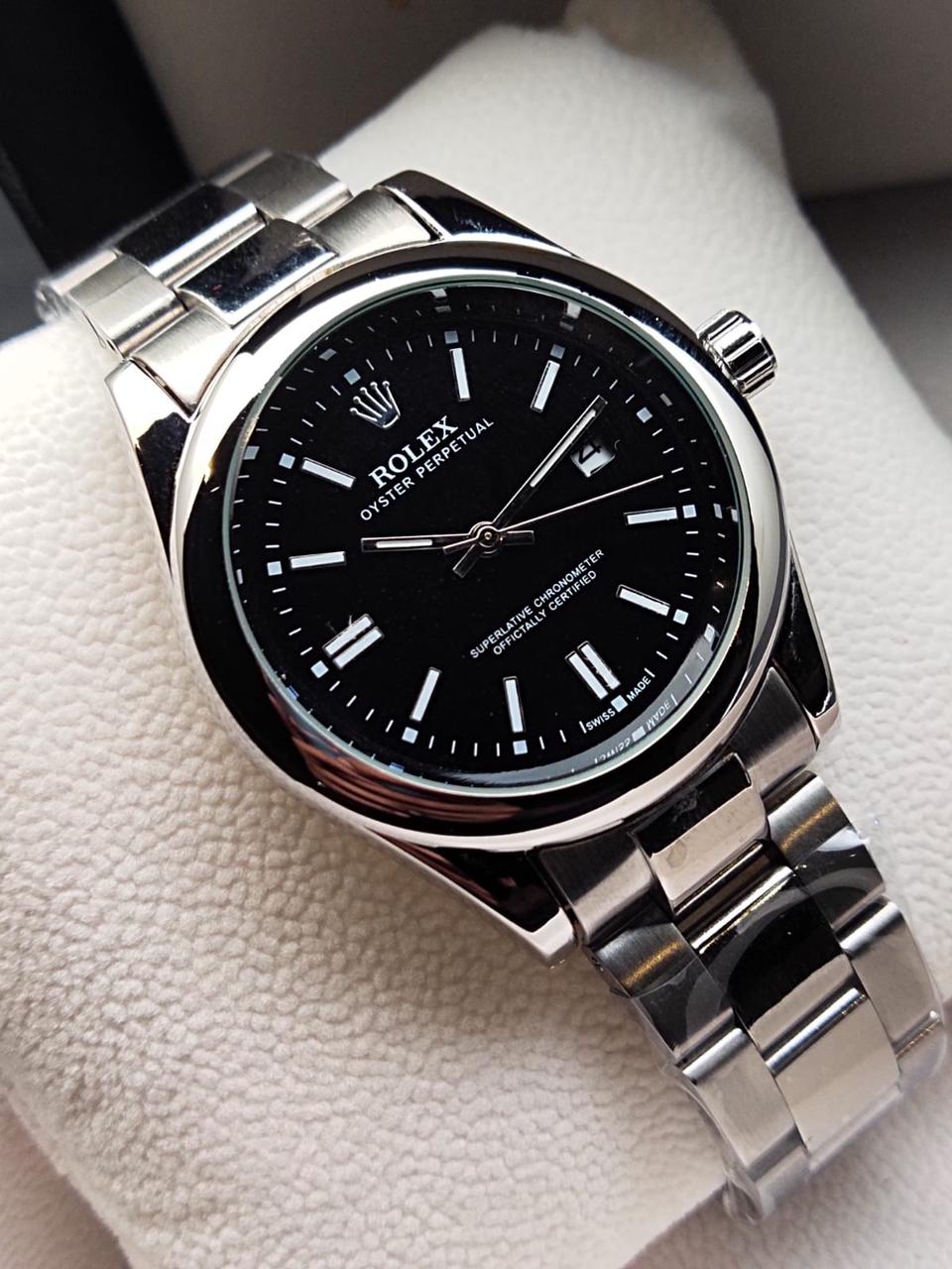 Black Oyster Perpetual Date Watch – Time4Shops
